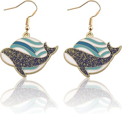 Whale Earrings