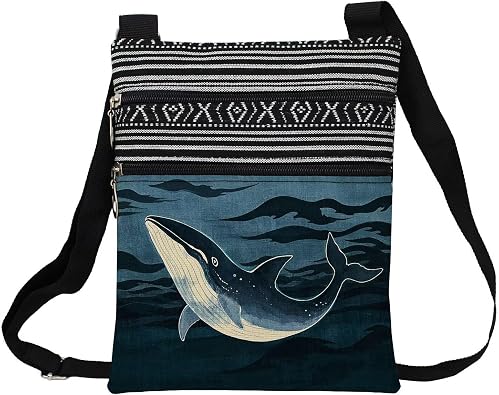 Whale Messenger Bag